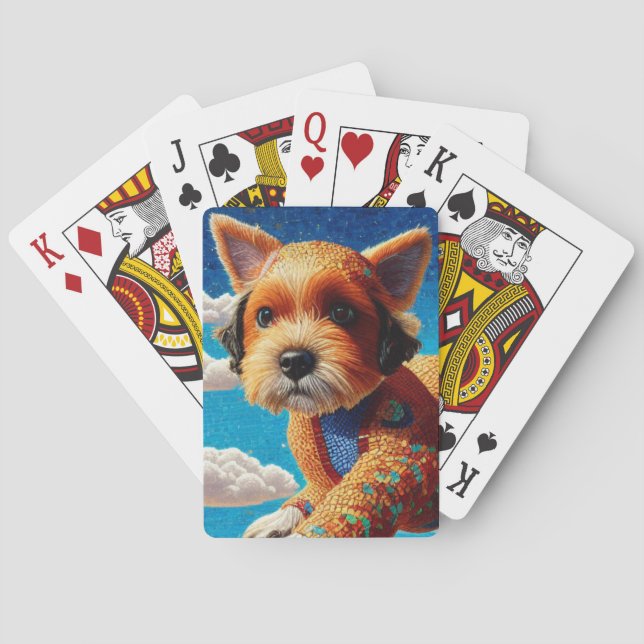 Jeu De Cartes Chien d'art (dos)