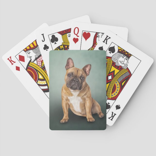 Jeu De Cartes Chien de dessin French Buldog (dos)