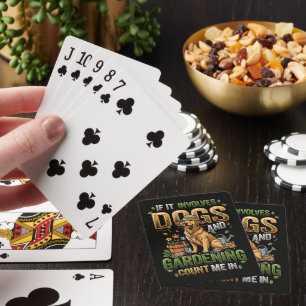 Jeu De Cartes Chien de jardin si cela implique des chiens et du