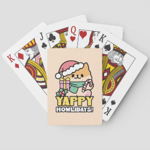Jeu De Cartes Chien de Noël mignon - Yappy Howlidays