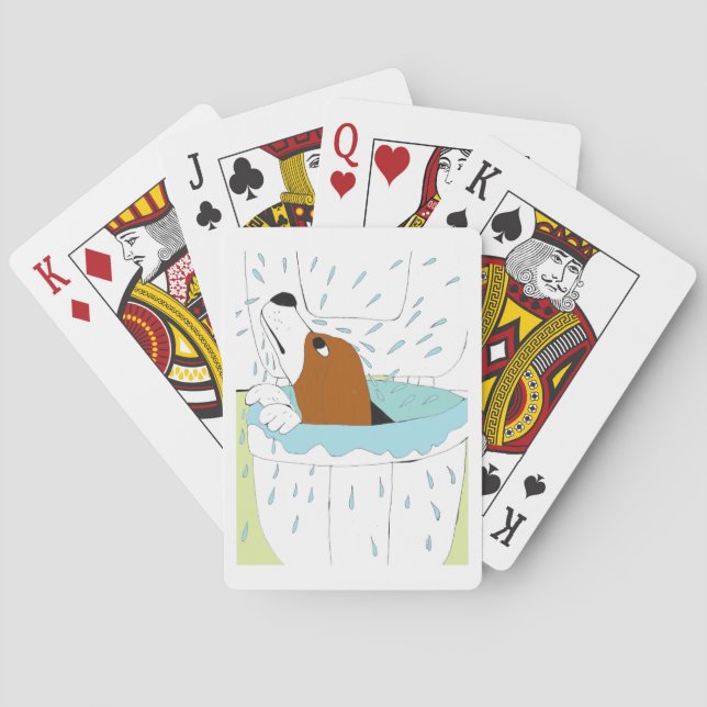 Jeu De Cartes chien de toilette  (dos)