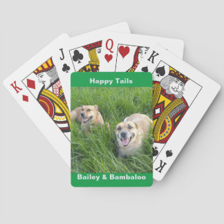 Jeu De Cartes Chien Jouer aux cartes Happy Tails Bailey & Bambal