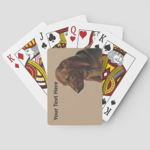 Jeu De Cartes Chien simple et votre texte ici