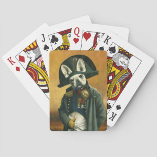 Jeu De Cartes Chien-taureau français Napoléon Jouer aux cartes