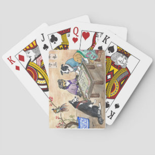 Jeu De Cartes Chiens de Mahjong -
