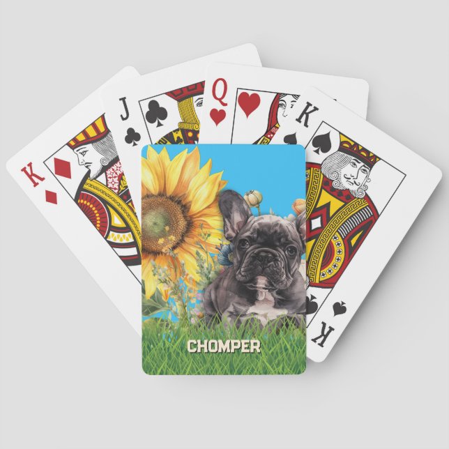 Jeu De Cartes Chiffre de taureau français (dos)