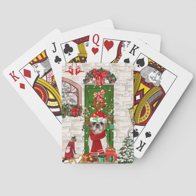 Jeu De Cartes Chih Tzu Chien Noël (dos)