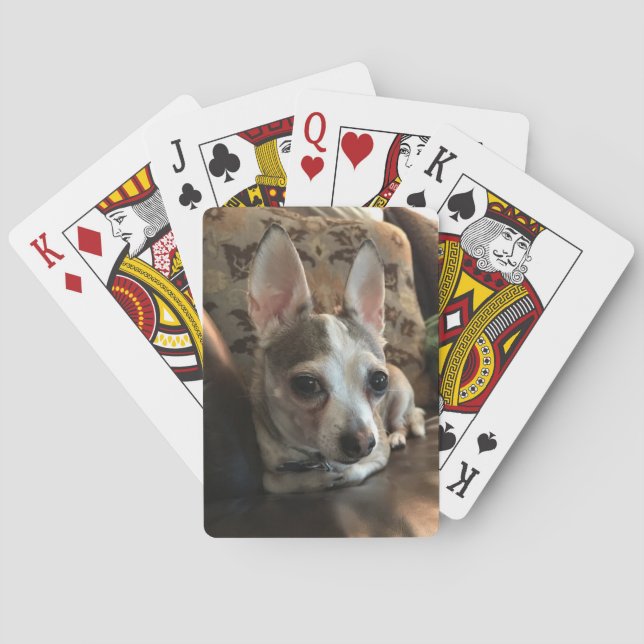 Jeu De Cartes Chihuahua Chien Jouer aux cartes (dos)