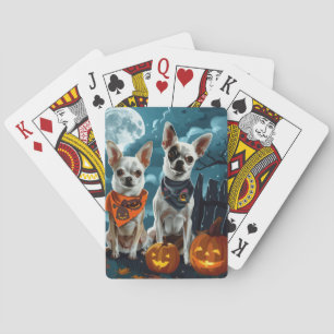 Jeu De Cartes Chihuahua Halloween Éffrayant