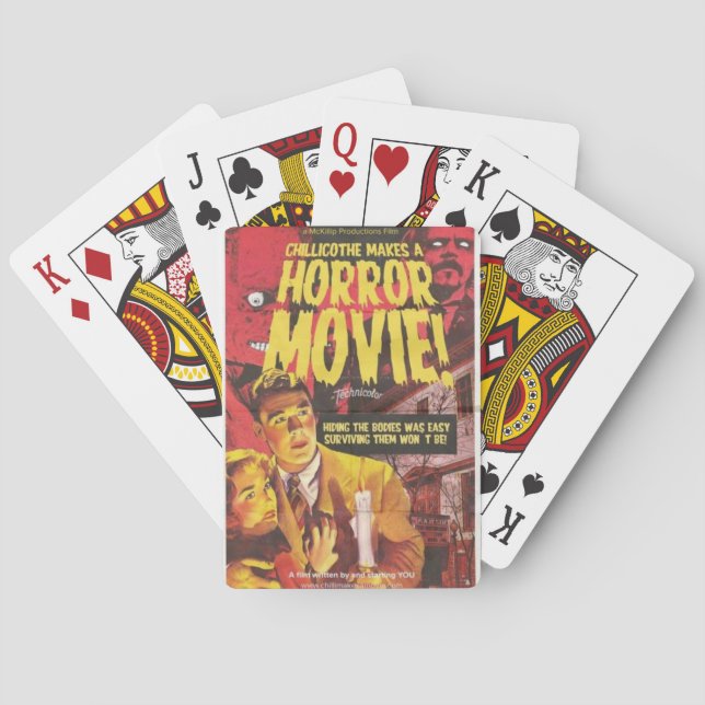 Jeu De Cartes Chillicothe fait des cartes de jeu de film (dos)