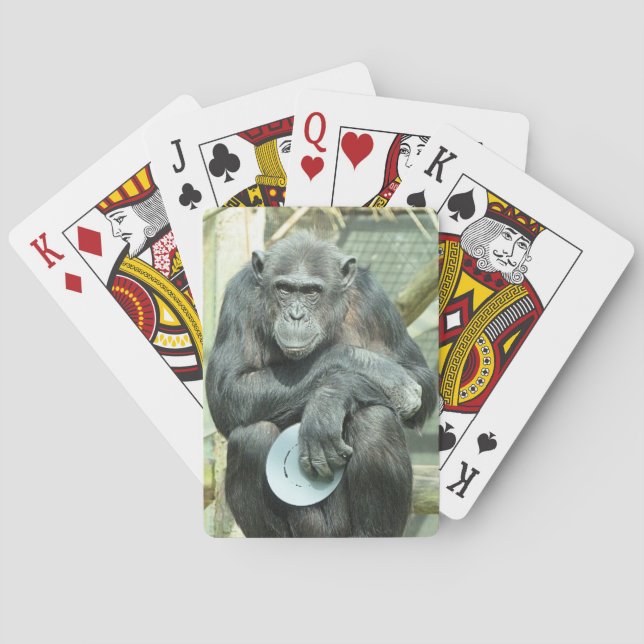 JEU DE CARTES CHIMPANZEE CUTE (dos)