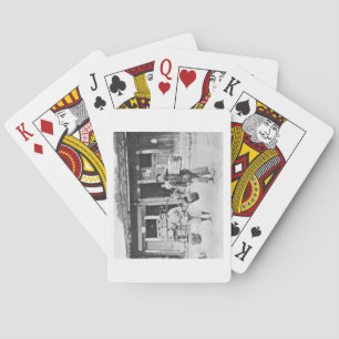 Jeu De Cartes Chinese Hawkers, vers 1870 (photo b/w)