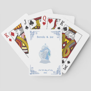 Jeu De Cartes Chinoiserie personnalisée Ginger Jar Jars tassel