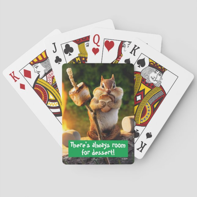 Jeu De Cartes Chipmunk Manger Marshmallow (dos)