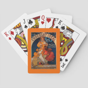 Jeu De Cartes Chocolat PosterEurope vintage idéal