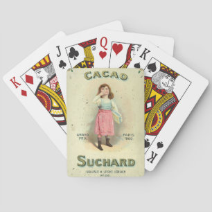 Jeu De Cartes Chocolat victorien Kiss Girl Sucre