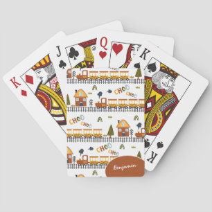 Jeu De Cartes Choo Choo Train Pattern