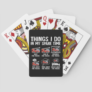 Jeu De Cartes Choses que je fais dans mon temps libre Camions de