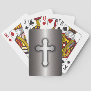 Jeu De Cartes Christian Cross (Steel)
