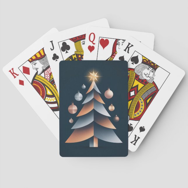 Jeu De Cartes Christmas Tree Vector Card Deck (dos)