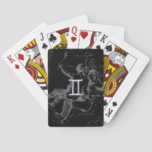 Jeu De Cartes Chrome comme signe du zodiaque Gémeaux sur Heveliu