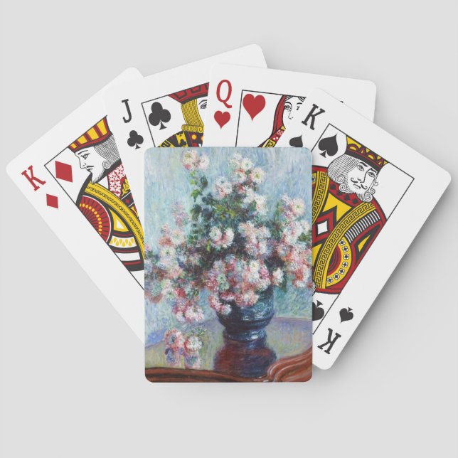 Jeu De Cartes Chrysanthèmes, 1882 Claude Monet (dos)