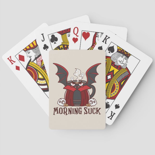 Jeu De Cartes Chuck du matin de la chauve-souris (dos)