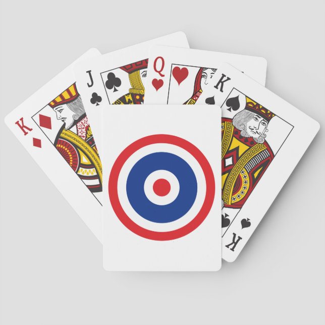 Jeu De Cartes Cible du drapeau thaïlandais (dos)