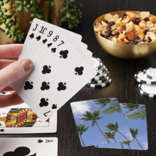 Jeu De Cartes Ciel bleu cool et palmiers