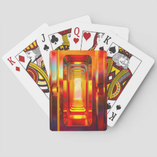Jeu De Cartes Ciel céleste métallique