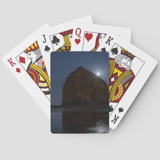 Jeu De Cartes Ciels au-dessus de Haystack Rock | Cannon Beach, O (dos)