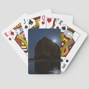 Jeu De Cartes Cieux au-dessus de Haystack Rock Cannon Beach, O