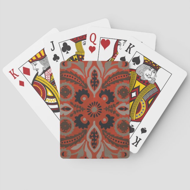 Jeu De Cartes Cinabre Suzani II (dos)