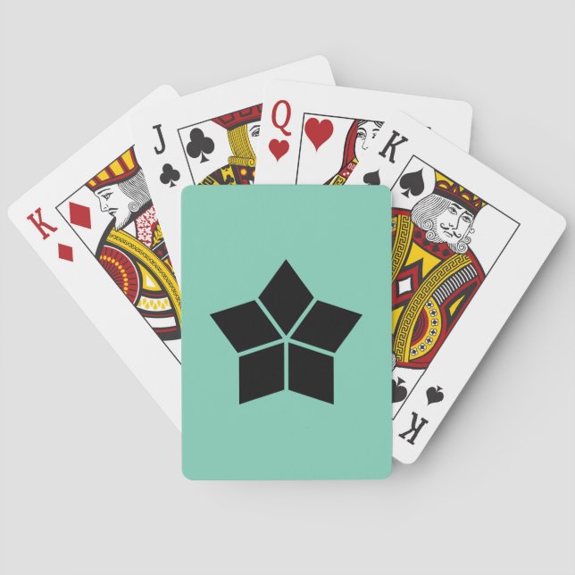 Jeu De Cartes Cinq losanges divisés (dos)