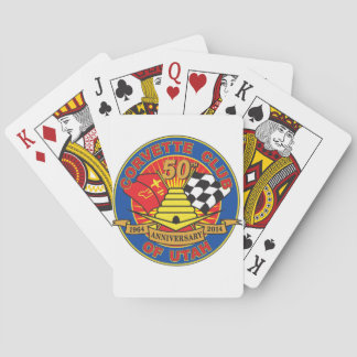 Jeu De Cartes cinquantième Cartes de jeu d'anniversaire
