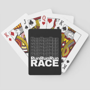 Jeu De Cartes Citation de course en cours de course motivationne
