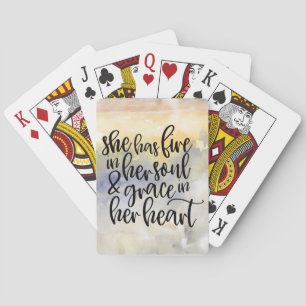 Jeu De Cartes Citation de feu et de grâce