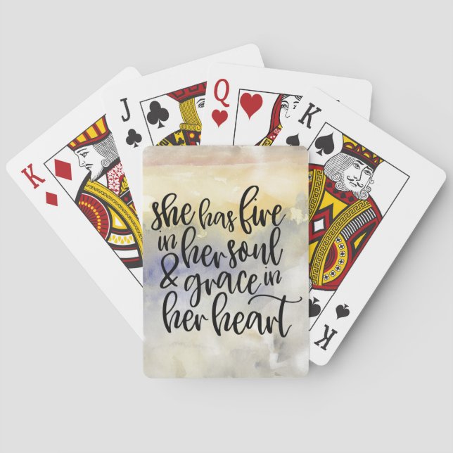 Jeu De Cartes Citation de feu et de grâce (dos)