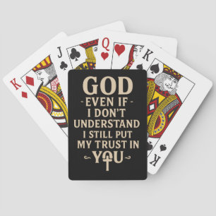 Jeu De Cartes Citation de foi chrétienne Confiance en Vous