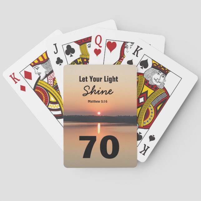 Jeu De Cartes Citation de la Bible (dos)