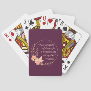 Jeu De Cartes Citation de Little Women I - Style mignon