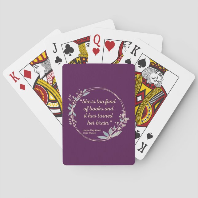 Jeu De Cartes Citation de Little Women II - Style mignon (dos)