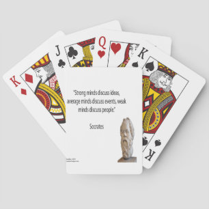 Jeu De Cartes Citation Socrates & Célèbres "Minds"