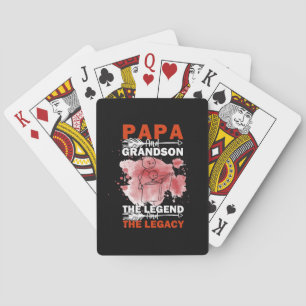 Jeu De Cartes Citations de grand-père Papa et petit-fils