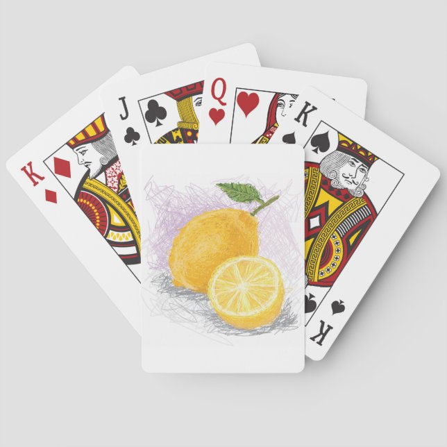 Jeu De Cartes citron (dos)
