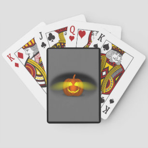 Jeu De Cartes Citrouille brillant -