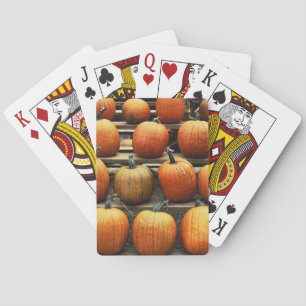 Jeu De Cartes citrouilles d'automne