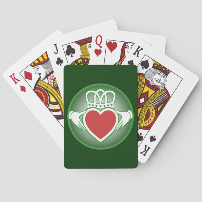 Jeu De Cartes Claddagh (dos)