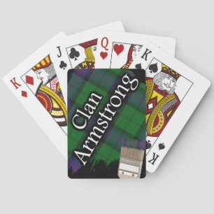 Jeu De Cartes Clan Armstrong Tartan Paint Brush