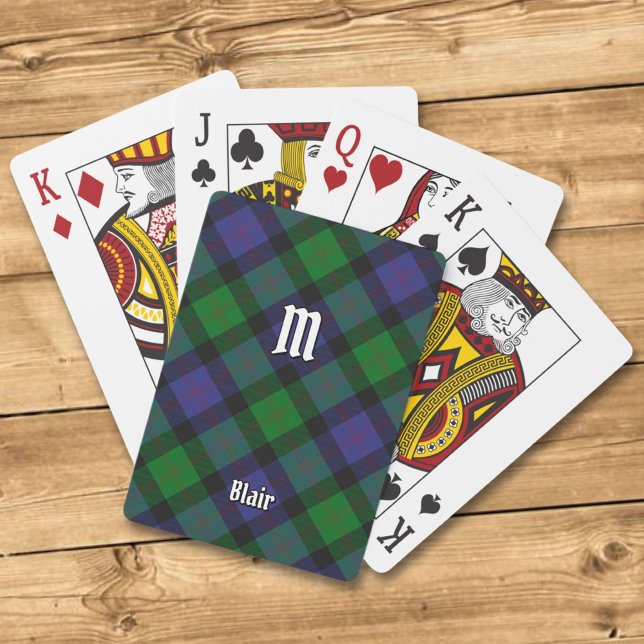 Jeu De Cartes Clan Blair Tartan Jouer des cartes (Créateur téléchargé)
